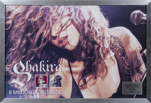 Shakira: "Oral Fixation Vol. 1 and Vol. 2" Commemorative Worldwide Sales Award 